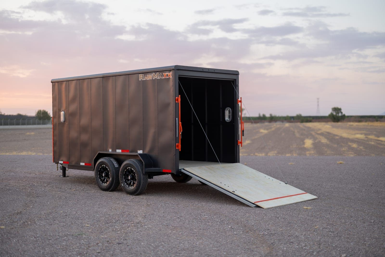 Enclosed trailers at Southern Trailers